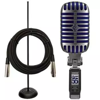 Вокальный микрофон Shure Super 55 Deluxe Supercardioid Dynamic Microphone