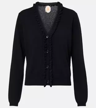 Волан из шерсти и кашемира кардиган Jardin des Orangers, 255-90