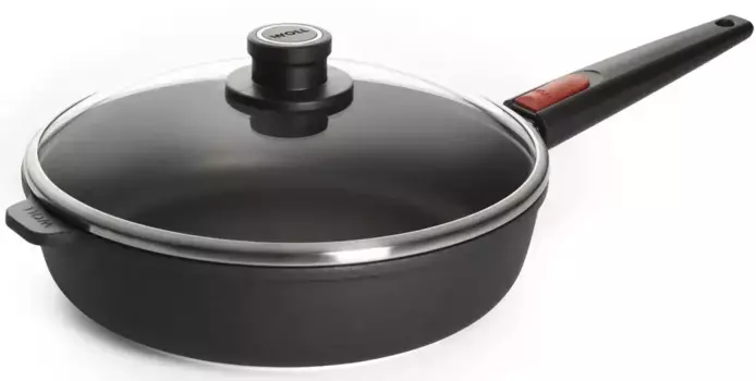 ВОЛЛ, СДЕЛАНО В ГЕРМАНИИ Сковорода "Nowo Titanium", литой алюминий, (1 шт.), индукционная, производство Германия WOLL MADE IN GERMANY 28 см, черный