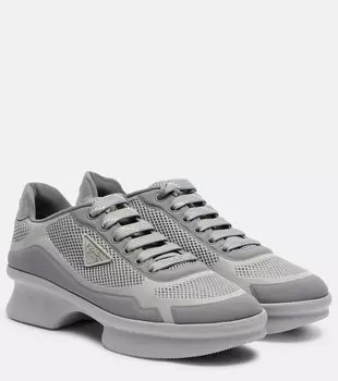 Волнистые кроссовки Re-Nylon Prada, Grigio