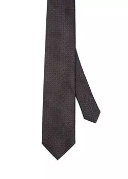 Волнистый жаккардовый галстук Beymen Club, коричневый