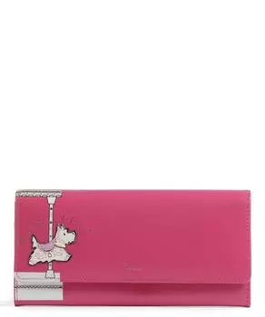 Волшебная сумочка-карусель из мелкозернистой яловой кожи. Radley London, розовый