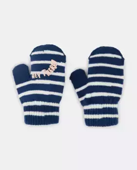Волшебные варежки для девочки с принтом Baby El Corte Ingls, цвет Azul Intenso