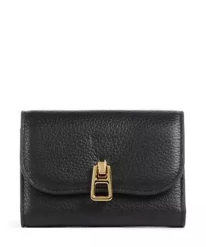 Волшебный кошелек из зерненой кожи Coccinelle, черный