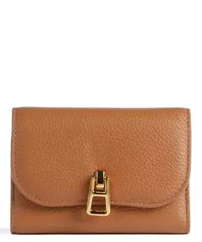 Волшебный кошелек из зерненой кожи Coccinelle, коричневый