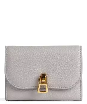 Волшебный кошелек из зерненой кожи Coccinelle, серый