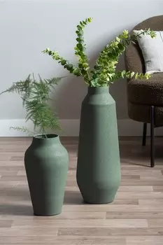 Вооз конус широкая ваза Present Time, зеленый