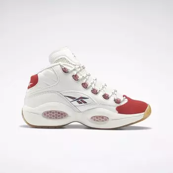 Вопрос: Баскетбольные кроссовки среднего размера Reebok, цвет Mars Red / Chalk / Vintage Chalk