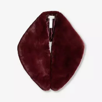 Воротник из искусственного меха с фирменной бляшкой Petraas Ted Baker, фиолетовый