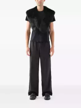 Воротник из искусственного меха Unreal Fur, черный