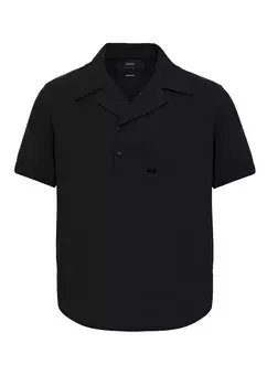 ВОРОТНИК С ЛАЦЕНАМИ Dusanbe Antioch, КОРОТКИЙ РУКАВ Рубашка антрацит