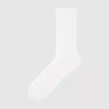 Ворсовые носки UNIQLO, молочный