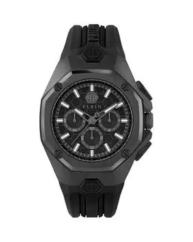 Восьмиугольный хронограф, 44 мм PHILIPP PLEIN, цвет Black