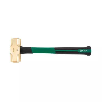 Восьмиугольный молоток со взрывозащищенной рукояткой из бериллиевой бронзы и волокна, 4 фунта 31166 SATA