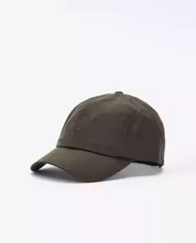 Вощеная бейсболка Barbour, зеленый