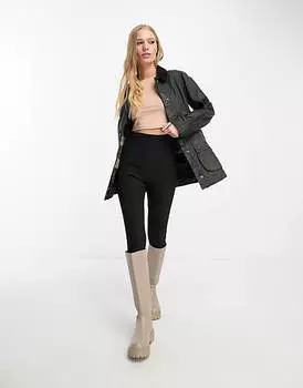 Вощеная куртка Barbour Beadnell шалфейного цвета