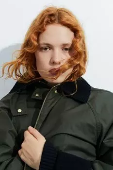 Вощеное пальто H&M