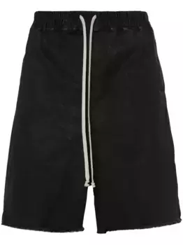 Вощеные шорты Long Boxers Rick Owens, черный