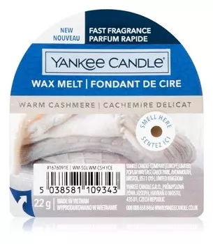 Воск для аромалампы Yankee Candle Warm Cashmere
