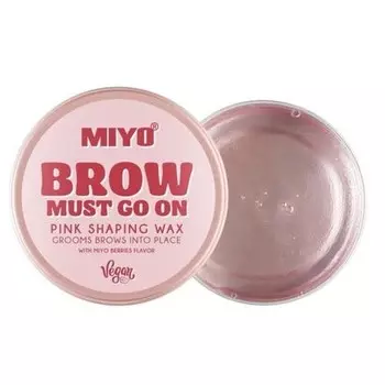 Воск для бровей MIYO Brow Must Go On розовый 30 г Assorted