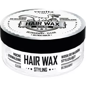 Воск для укладки волос, бесцветный, 75 г Venita Men