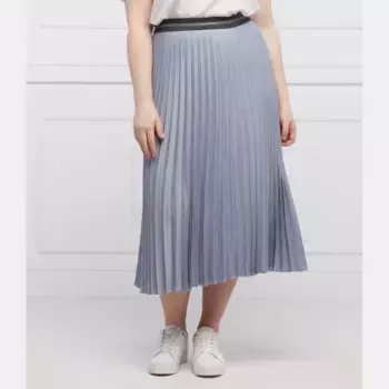 Восковая юбка больших размеров Persona By Marina Rinaldi, синий