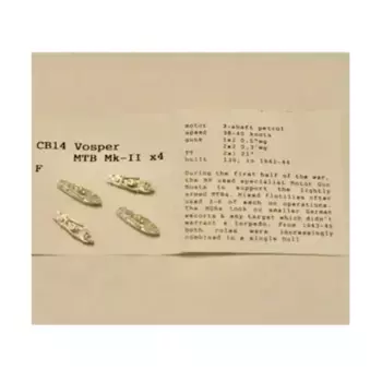 Воспер Мк-II, Figurehead Ships - WWII Coastal Forces - British (1:1250) (Noble Miniatures)