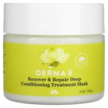 Восстанавливающая Маска DERMA E для глубокого кондиционирования, 142 г