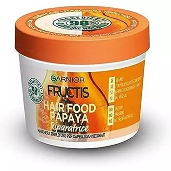 Восстанавливающая маска для волос Fructis Papaya, 390 мл, Garnier