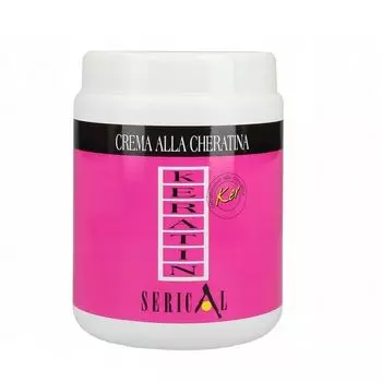 Восстанавливающая маска для волос с кератином, 1000 мл Kallos Serical crema alla cheratina