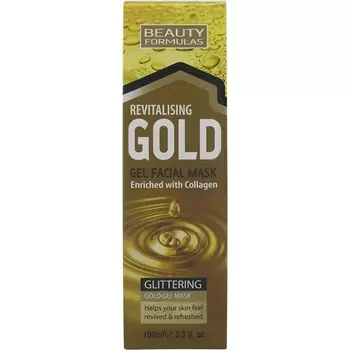 Восстанавливающая золотая гелевая маска для лица, Beauty Formulas
