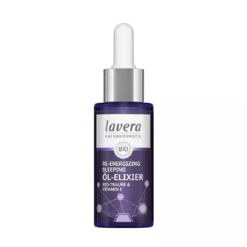 Восстанавливающее масло для лица Re-Energizing Sleeping Oil Elixir Lavera, 30 ml