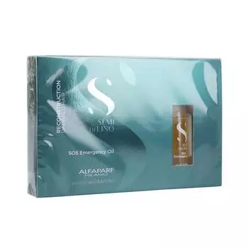 Восстанавливающее средство для поврежденных волос, 13 мл, 6 шт. ALFAPARF, SEMI DI LINO