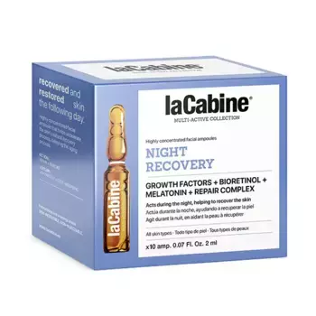 Восстанавливающие ампулы для лица Night Recovery Lacabine, 10 UD