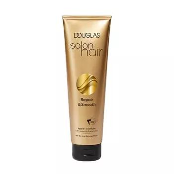 Восстанавливающий и разглаживающий крем для волос salon hair repair & smooth leave-in cream Douglas Collection, 150 мл