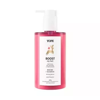 Восстанавливающий кондиционер Bounce My Hair Boost с протеинами 300 мл, Yope