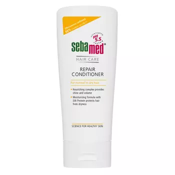 Восстанавливающий кондиционер для волос repair conditioner Sebamed, 200 мл