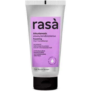 Восстанавливающий кондиционер для волос repairing hair conditioner Rasa, 200 мл