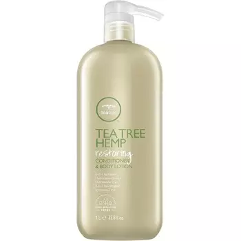 Восстанавливающий кондиционер и лосьон для тела Tea Tree Hemp Кондиционер и крем 2 в 1 1000 мл Paul Mitchell