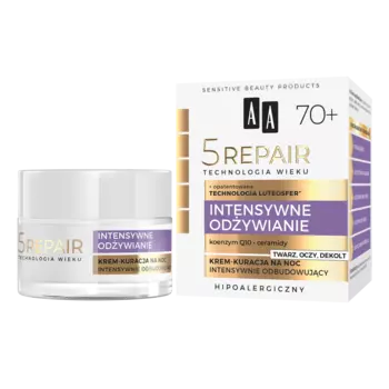 Восстанавливающий крем для лица 70+ на ночь Aa 5Repair, 50 мл
