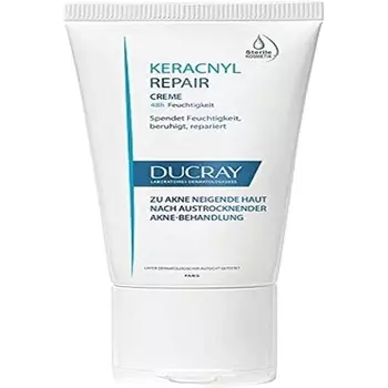 Восстанавливающий крем Keracnyl 50 мл для кожи, склонной к акне, Ducray