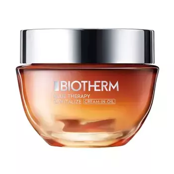Восстанавливающий крем против морщин Blue Therapy Amber Algae Revitalize Cream In Oil Biotherm, 50 ml