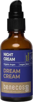 Восстанавливающий ночной крем для зрелой кожи с органическим аргановым маслом Benecos, 50 мл