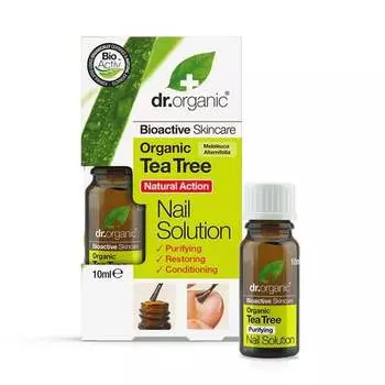 Восстанавливающий препарат для ногтей с маслом чайного дерева, 10 мл Dr.Organic, Dr Organic