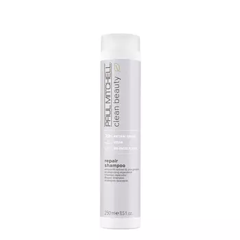 Восстанавливающий шампунь для поврежденных волос clean beauty repair shampoo Paul Mitchell, 250 мл