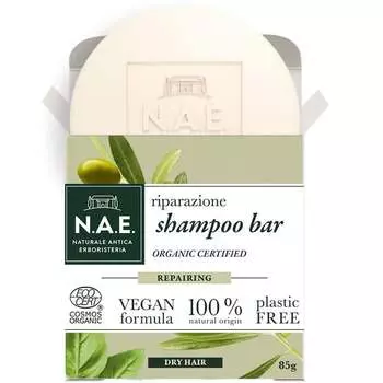 Восстанавливающий шампунь для сухих волос 85г N.A.E Riparazione Shampoo Bar