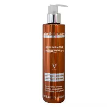 Восстанавливающий шампунь для волос с кератином, 250 мл Abril Et Nature Keratin