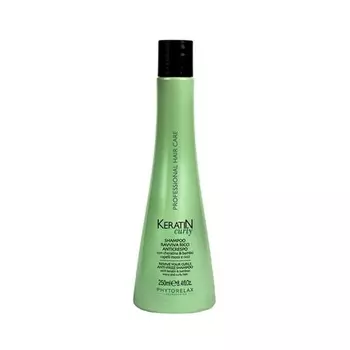 Восстанавливающий шампунь Keratin Curly Anti-Frizz 250мл, Phytorelax