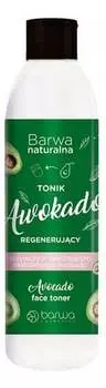 Восстанавливающий тоник для лица с авокадо, 300 мл Barwa