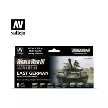 Восточногерманская бронетехника и пехота, World War III Paint Sets